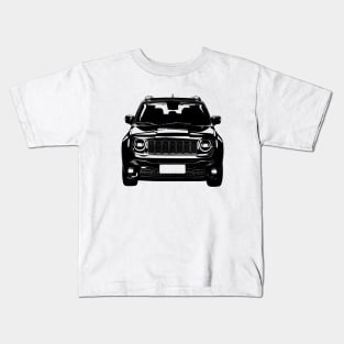 Jeep Renegade Sketch Art Kids T-Shirt